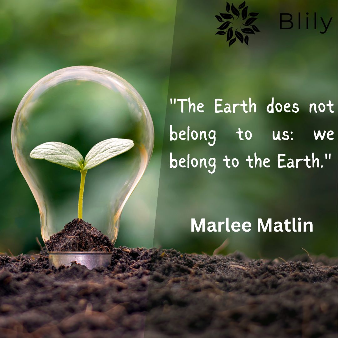 'The Earth does not belong to us: we belong to the Earth.'  -Marlee Matlin

#EarthBelongsToAll #WeAreEarthCustodians #ConnectedToMotherEarth #HarmonyWithNature #RespectOurHomePlanet #blily #tanaceorganics