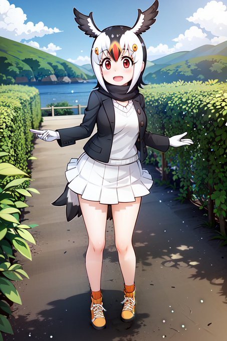 AI描きプログラムで以前作っておいたパフィンちゃんを設定をもう一度してから作ってみました🐦🏝

#けものフレンズ
#AIイラスト 