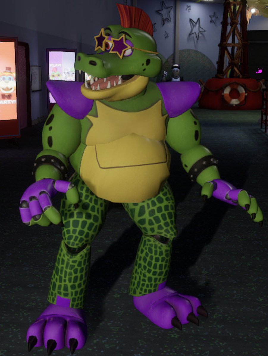 WackyOblivion's tweet photo. Security Breach mods are so funny, for example we can make monty fat, or even give him big juicy pecs.
I am both intrigued and scared of what else can be brought upon with mods. https://t.co/6O803fGfKv