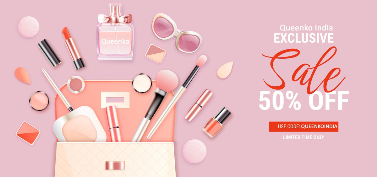 queenko14's tweet photo. Queenko India's #1 beauty destination
Upto 50% off on skincare, haircare, makeup &amp; Perfume!
📷 Get Free Gift on your first order
📷 Free Shipping* | Discount | Genuine Products
📷 Easy 2-day return policy
📷 Shop now!
https://t.co/OaL8ZHXv3J
#shopping #onlineshopping #TwitterBird https://t.co/WOBjDQIGOY