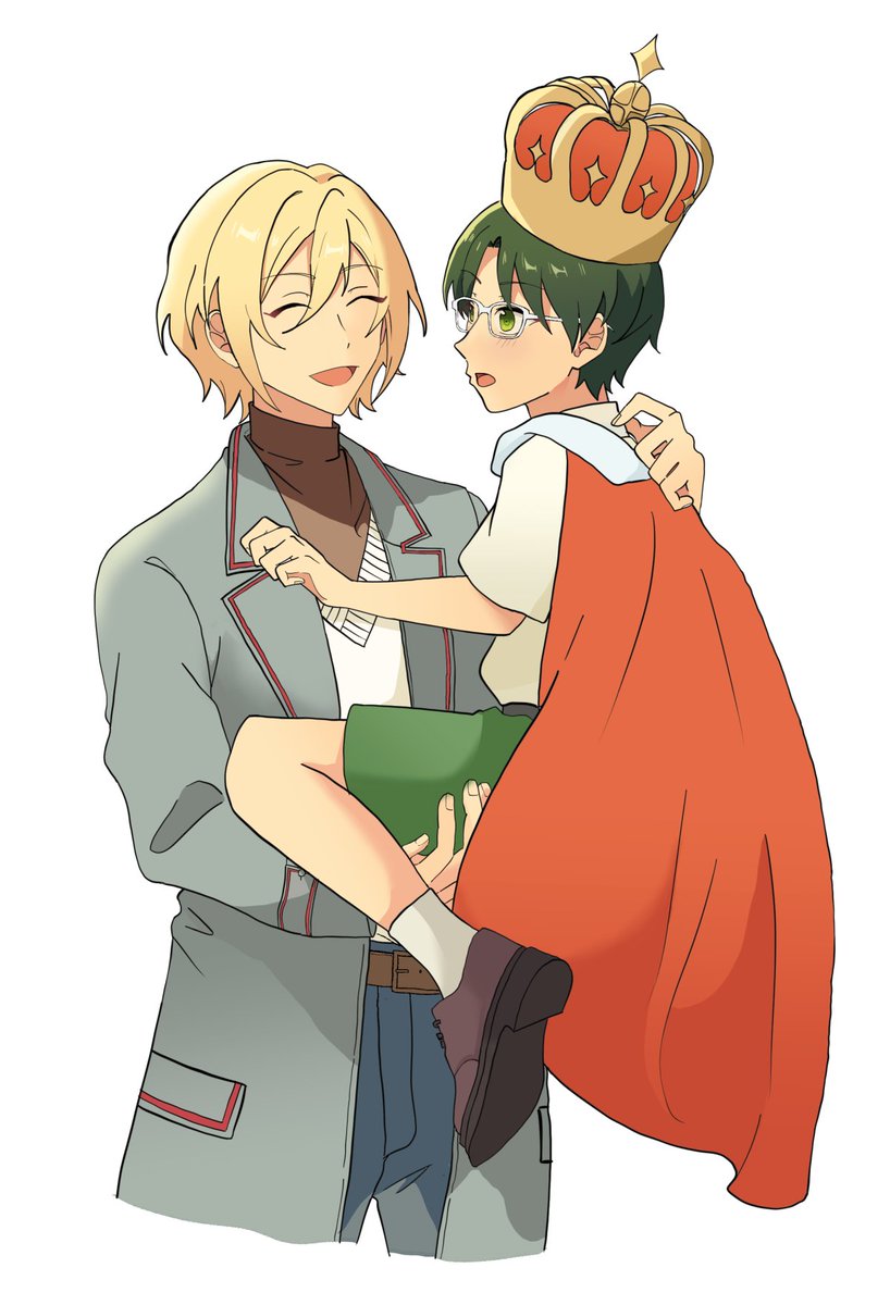 Another Keichi comission for 
<a href="/ryus_keieiP/">M♡NY~</a>

Eichi and child Keito this time. It was fun to draw matching art ☺️