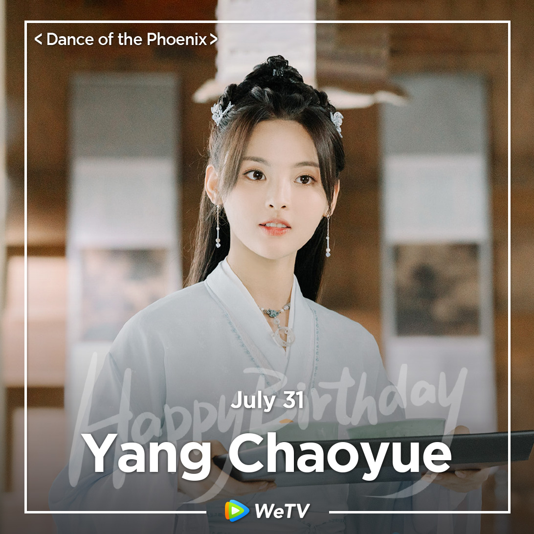 WeTVOfficial's tweet photo. Happy Birthday to #YangChaoyue🎂
Love your performance in
#TheJourneyofChongzi
#Heroes
#MidsummerisFullofLove
#DanceofthePhoenix
Looking forward to more of your work❤️
#杨超越 #重紫 #说英雄谁是英雄 #仲夏满天心 #且听凤鸣 #WeTV #WeTVAlwaysMore https://t.co/C6DrDXqLCN