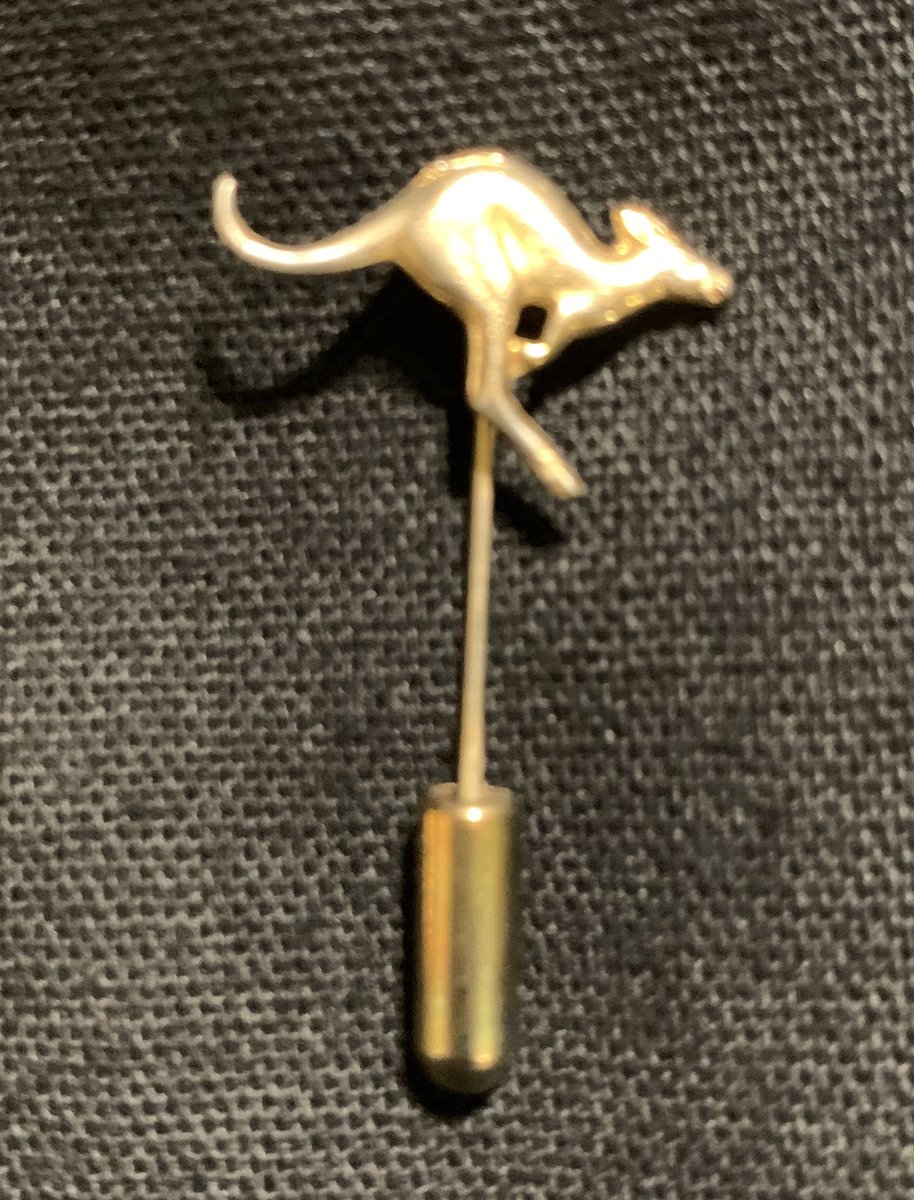 It’s amazing the little treasures we can find after so many years. The kangaroo is the shape of the first #kangaroo logo from 1944. I can’t even remember how I got this but it must have been from my #qantas days in the early 2Ks #avgeek