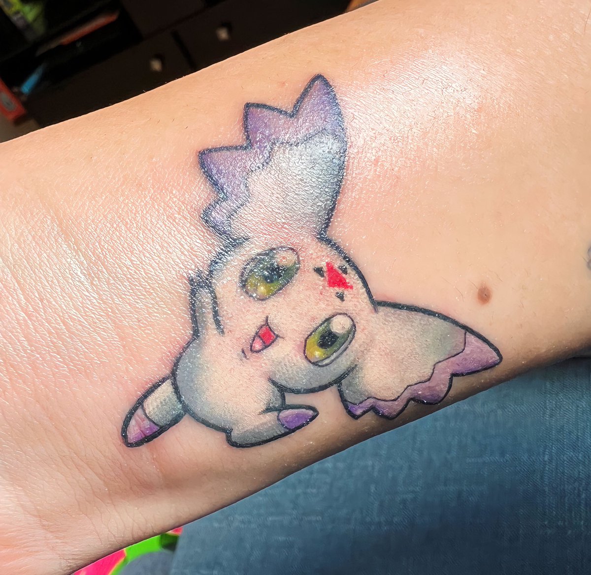 RoyLunaS's tweet photo. El otro día también me tatué un pequeño #Calumon, mi #Digimon favorito de la franquicia. 🤩 #DigimonTamers #Digievolución #Digievolution #Digimonfan #Tamers #Digimundo https://t.co/msCQEUXaCj