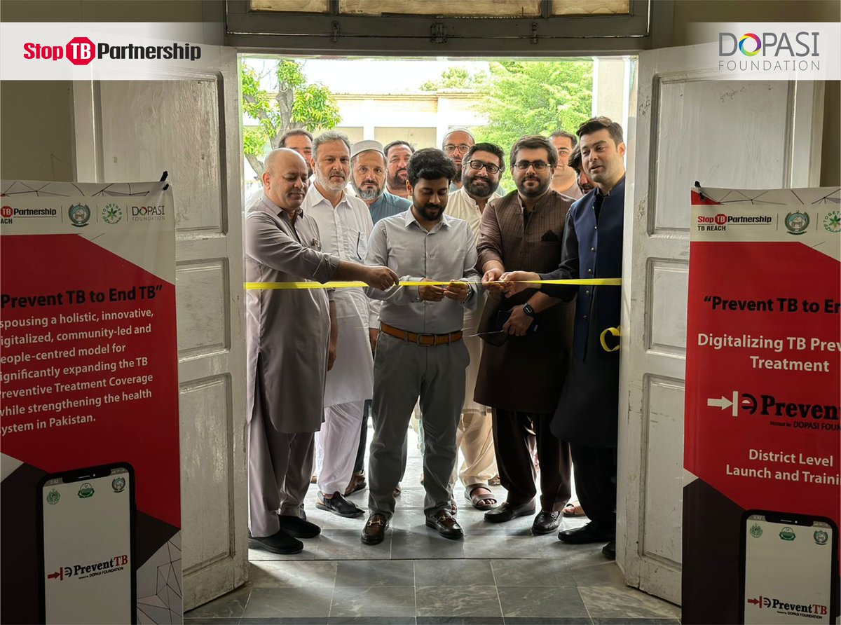 Dopasifoundaton's tweet photo. Dopasi Foundation recently launched project Wave -10 in Charsadda, Khyber Pakhtunkhwa in collaboration with PTP – KP.

DOTs facilitators and key stakeholders were briefed about the intervention i.e. Prevent TB to end TB, and trained on TB preventive therapy.

#Wave10 #CFCS #UHC https://t.co/6GTfK3GE24