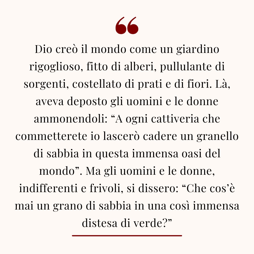 CardRavasi's tweet image. Nel giorno dedicato alla custodia del creato significativo è l’incipit di questo apologo proveniente da un testo arabo, che esprime in modo folgorante un’esperienza che stiamo tutti vivendo come attori e spettatori e che, perciò, attraversa anche tutte le religioni.