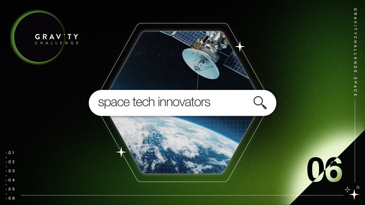 Do you have what it takes to solve some of the world’s most pressing problems? 🤔

Deloitte’s @GRAVITY_Chall is looking for innovative teams to work on their latest challenges for round 06.

Register your interest 👉 bit.ly/43PBfKX

#GRAVITYChallenge #SpaceIndustry