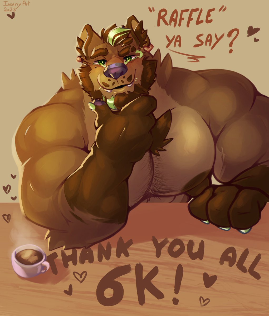✨FREE ART RAFFLE✨
2 WINNERS
Thanks for the 6K WildButts ;w;

Don't forget the rules~
👥Follow me
🔁 RT &amp; Share
💚Like this Tweet
💬Comment with your character

Price:
1st winner: One char' with BG
2nd winner: One char' Headshot

Winners will be announced on AUGUST 31!
