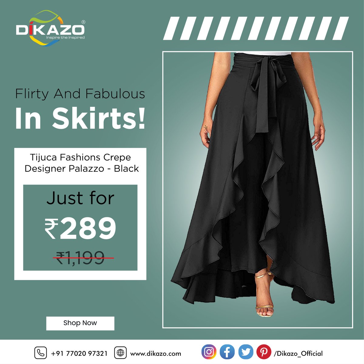 A little black skirt can go a long way. 😉Whether you're dressing up or down, our black skirts are the perfect way to add a touch of sophistication to any outfit. .#blackskirt #skirt #fashion #style #ootd #blackdresscode  
visit- dikazo.com/product/tijuca…