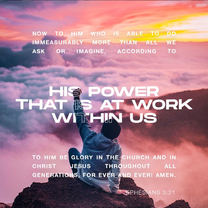thmglobal's tweet photo. We serve a God who does much more for us. Have a blessed #week ahead. #youversion #monday #finishingstrong https://t.co/LTyBGAk9Nz
