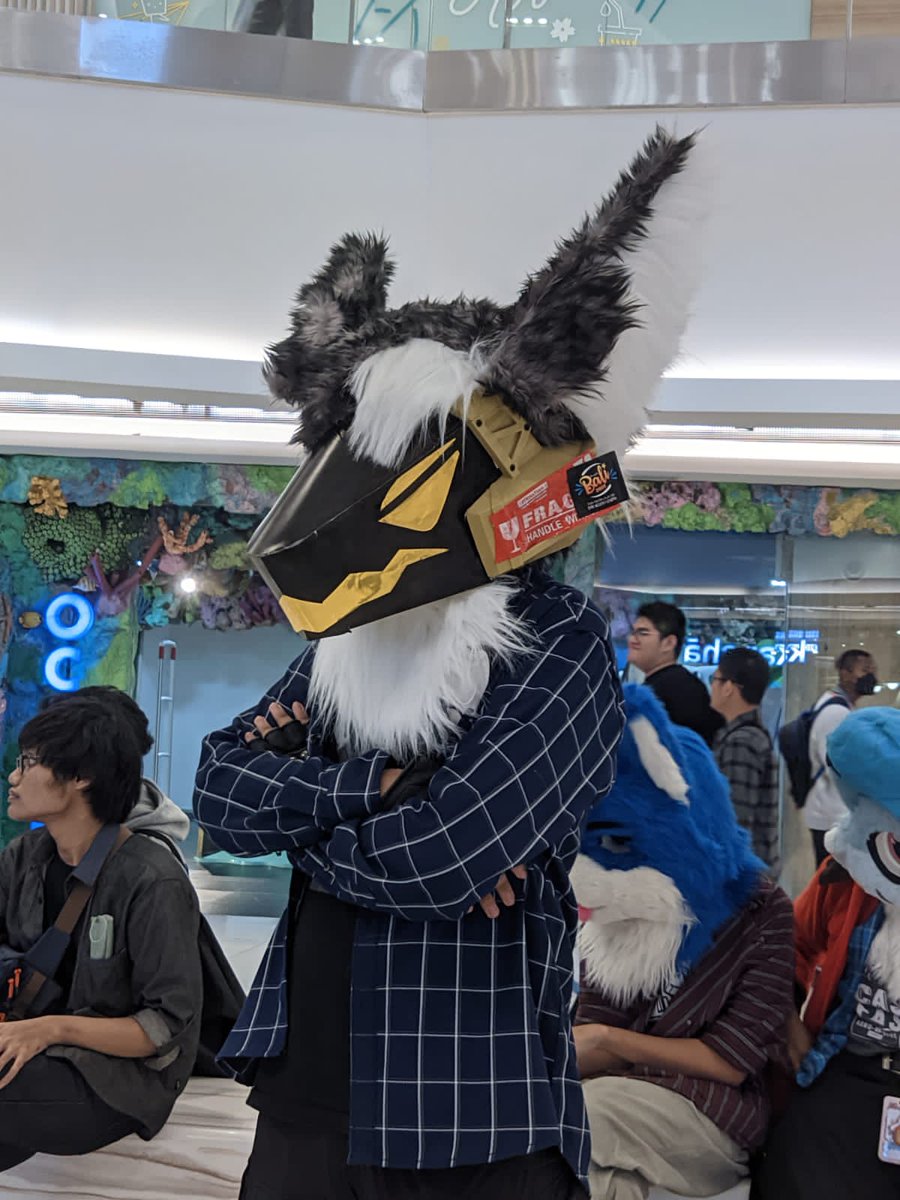 Arix_BlueWolf's tweet photo. *beepp!!

#protogen #furry #fursuit https://t.co/uqwk71BoYQ
