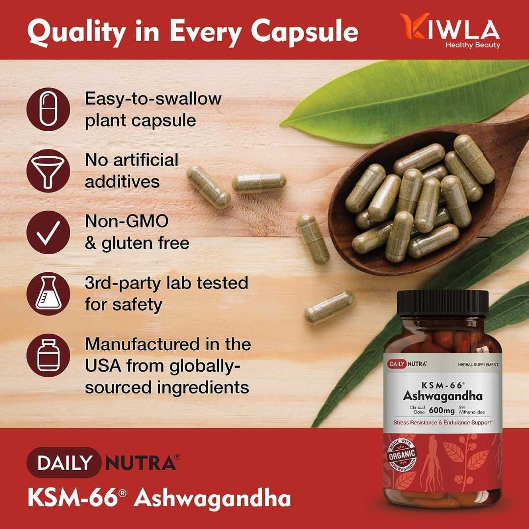 thekiwla's tweet photo. KSM-66 Ashwagandha by Daily Nutra - 600mg Organic Root Extract
.
.
#ashwagandha #dailynutra #organicroot #ashwagandharoot #ashwagandharootextract #healthybeauty #supplements #healthbeauty #rootextract #highpotency #thekiwla #welovekiwla @thekiwla
https://t.co/Zb2nJlMkTh https://t.co/BP1hnDXQ86