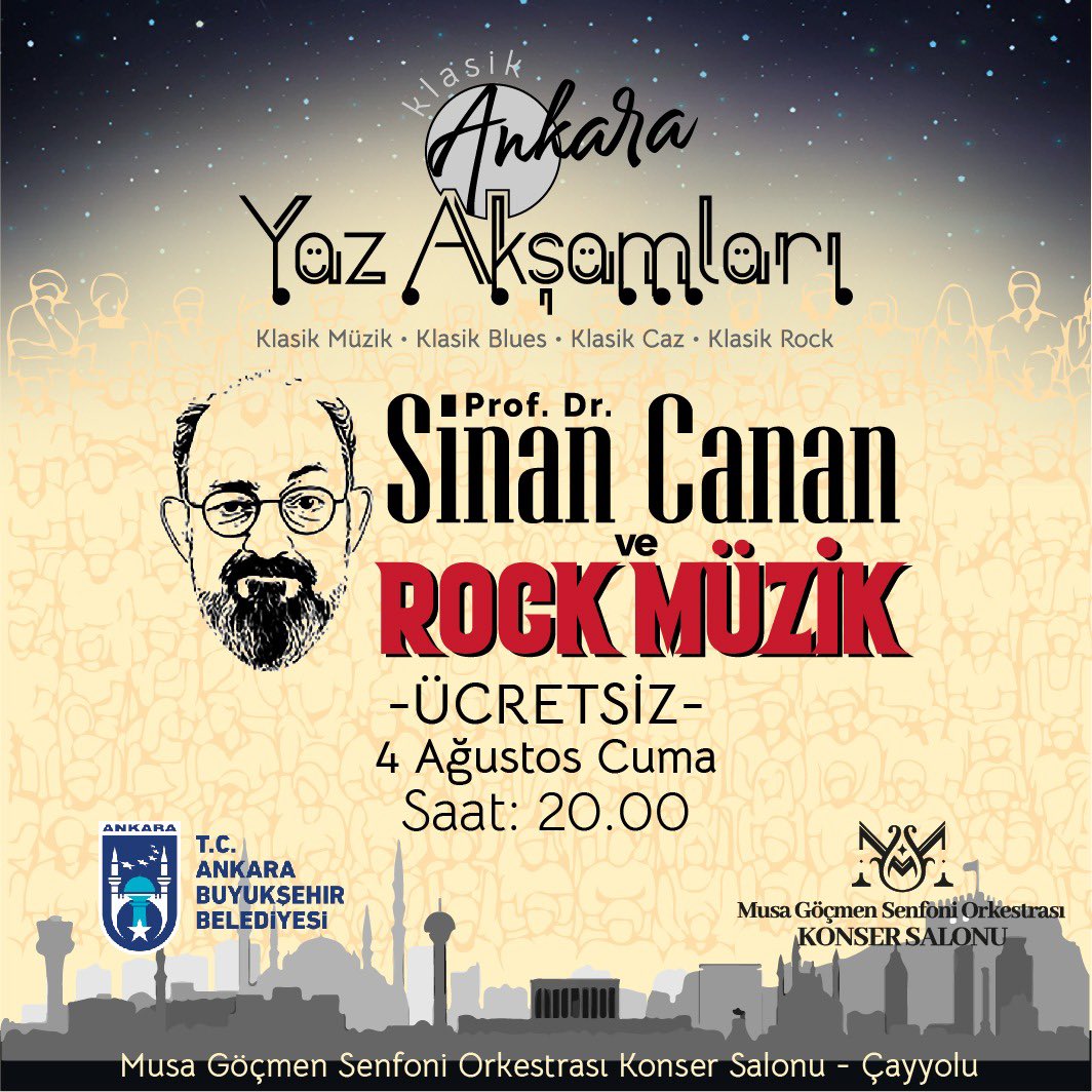 Sinan Canan (@sinancanan) on Twitter photo Ankara’da hem söyleşecek hem şarkı söyleyeceğiz, bekleriz:) 🤘
<a href="/musagocmen/">Musa Göçmen</a>
<a href="/ankarabbld/">Ankara Büyükşehir</a> Ankara’da hem söyleşecek hem şarkı söyleyeceğiz, bekleriz:) 🤘
<a href="/musagocmen/">Musa Göçmen</a>
<a href="/ankarabbld/">Ankara Büyükşehir</a>