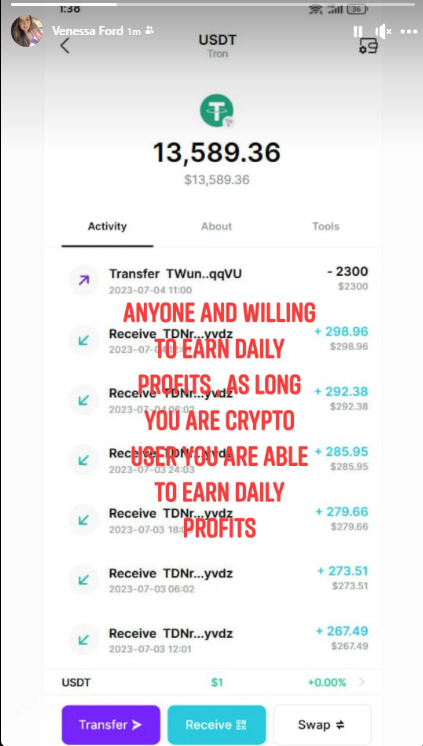 vanessaford1629's tweet photo. IF YOU want to earn daily profits then message me how its work https://t.co/Frf380U2Pk