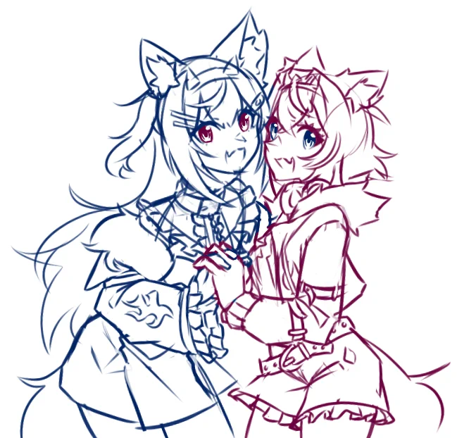 just a quick scribble but i like these two #FWMCpix