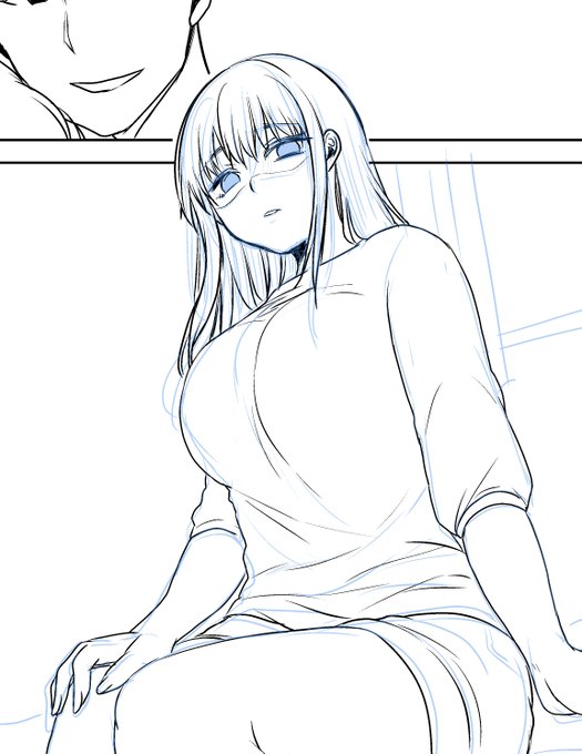 ペン入れ～✒️ 