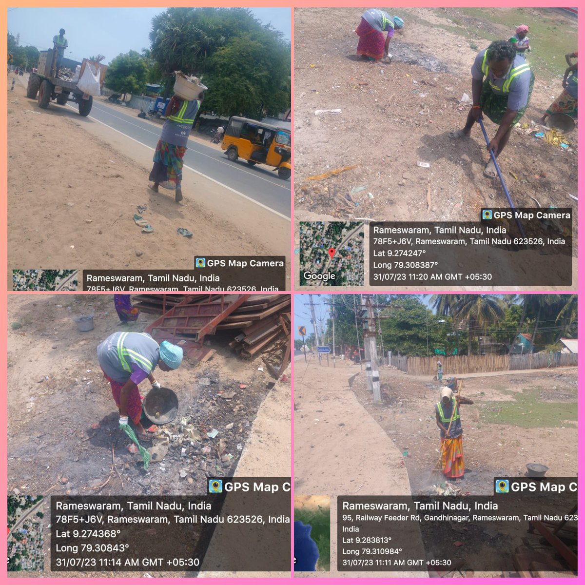 RameswaramMpty's tweet photo. @SwachhBharatGov  Cleaning Activities at Rameswaram Municipal Area @SwachSurvekshan https://t.co/Zy4vZy4HRE