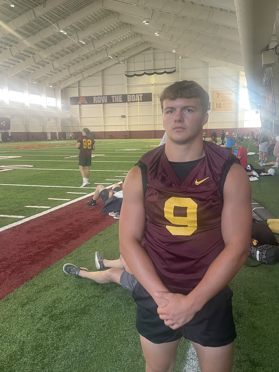 After a great camp, I’m extremely grateful to receive a PWO to play for <a href="/GopherFootball/">Minnesota Football</a>!! <a href="/Coach_Fleck/">P.J. Fleck</a> <a href="/JoeS_Rossi/">Joe Rossi</a> <a href="/Coach_DCollins/">Danny Collins</a>