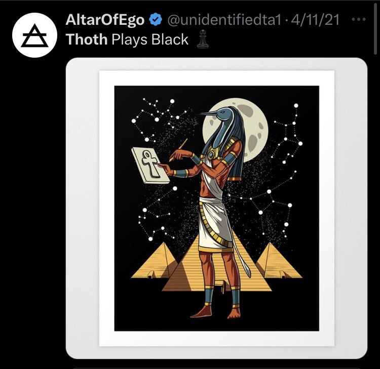 unidentifiedta1's tweet photo. THOTH Ritual

“Thoth was also an engineer, associated with science and knowledge, and, as scribe of the gods, he was the creator of language.”

X https://t.co/lX025StEqY