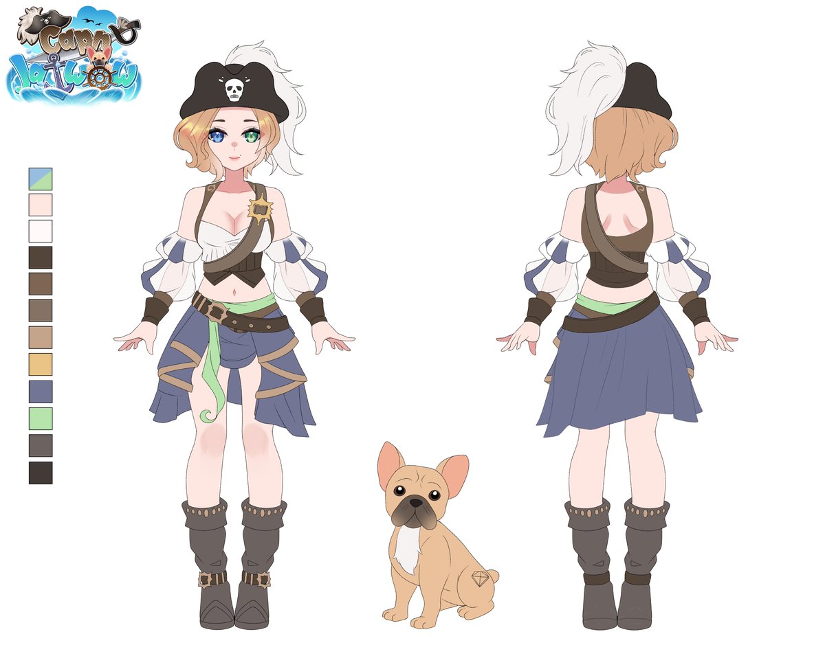CapnJaywow's tweet photo. Character sheet made by the lovely @SkyveeVT !! Use the hashtag #Capnart for any masterpieces you'd like to share. 

Much love Homies!!❤️ https://t.co/2MaoQEQ3ts