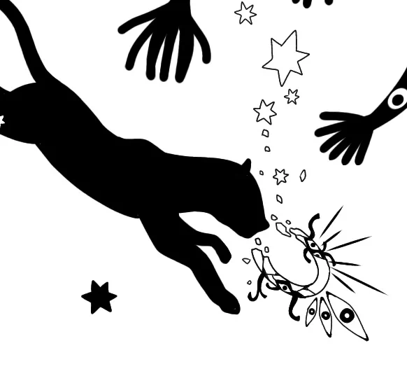懲りなさすぎる天使の輪っかに神罰与えてる神 
