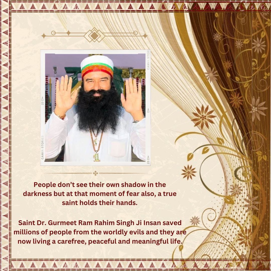 vicky22mansa's tweet photo. Crores of followers of Dera Sacha Sauda are seeing great enthusiasm for the month of August. Everyone seems excited to celebrate the birth month of their Guru Saint MSG. #BirthMonthVibes
#CountdownBegins https://t.co/BG0sy1a0vm