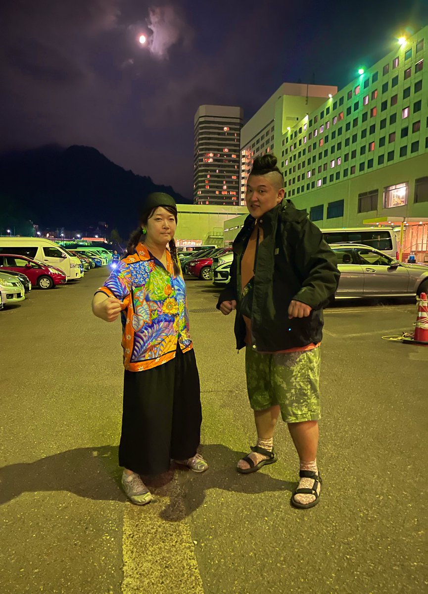HydroBnj's tweet photo. Muupy + HYDRO as BNJ
(Mumbia Y Sus Candelosos)
フジロックアバロン、見てくれた方々ありがとうございました🔥🔥🔥　
Muupy @_muupy_  と本番はマジ楽しくLIVEできました🪘 苗場大感謝！満身創痍！最高！ https://t.co/2kZBeI8fdC