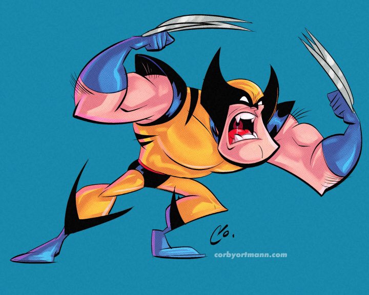 corbyortmann's tweet photo. WOLVERINE https://t.co/5eGsynuKod