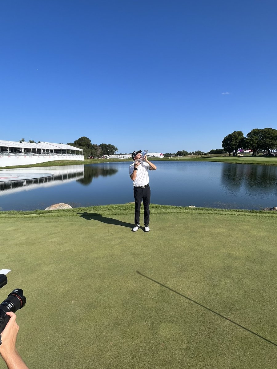 2023 @3MOpen Champion, Lee Hodges, wins his first PGA Tour title after leading wire-to-wire while finishing 24 shots under par! #3MOpen #GolfThatMatters