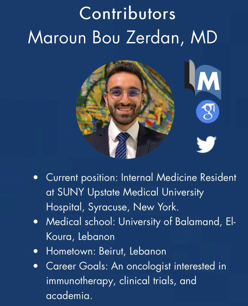 Maroun Bou Zerdan, MD (@marounbouzerdan) on Twitter photo A quick profile update announcing my recent role as a contributor in <a href="/HemeOncBuddy/">Veli Bakalov, MD</a> App.
hemeoncbuddy.com/about-web
Make sure to download it to have all Heme/Onc related trials’ results a few clicks away on your phone. #HemeOnc <a href="/IMG_Oncologists/">IMG Oncologists</a> <a href="/NewYorkACP/">NYACP</a> <a href="/HemOncFellows/">Hem-Onc Fellows Network</a>
Link ⬇️ A quick profile update announcing my recent role as a contributor in <a href="/HemeOncBuddy/">Veli Bakalov, MD</a> App.
hemeoncbuddy.com/about-web
Make sure to download it to have all Heme/Onc related trials’ results a few clicks away on your phone. #HemeOnc <a href="/IMG_Oncologists/">IMG Oncologists</a> <a href="/NewYorkACP/">NYACP</a> <a href="/HemOncFellows/">Hem-Onc Fellows Network</a>
Link ⬇️