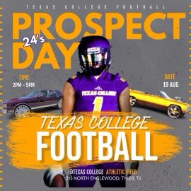 All my 24’s,25’s,26’s come pop out and see what Texas College football all about