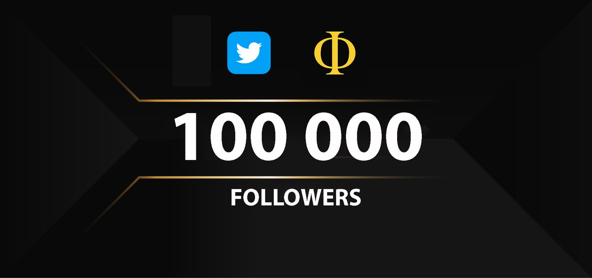 Phi Network has reached 100,000 followers on Twitter! 🎉 Thank you all for being a part of our journey. Your support and engagement have been incredible. We're thrilled to have you with us! Stay tuned for more exciting updates and content. Together, we'll keep growing and