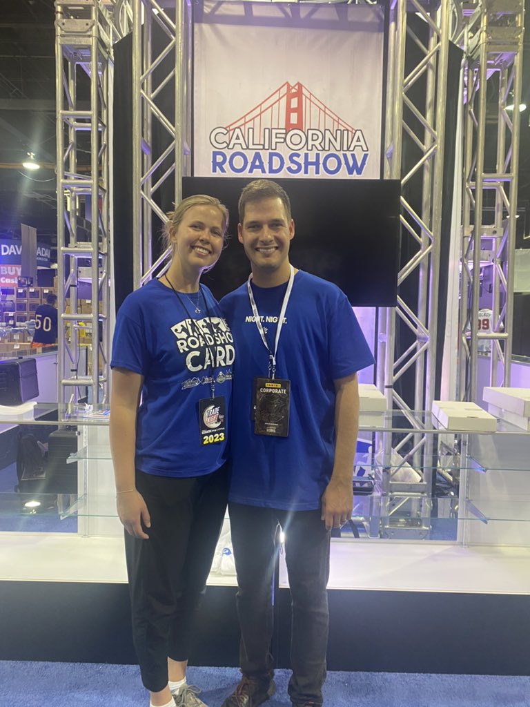 National #3 in the books! So proud of our team @RoadshowCards who absolutely crushed it this week! Trade night was incredible and the show set record attendance numbers! Excited to get home and back to the shop! #NSCC23 #SportsCards