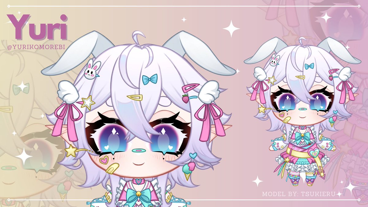 ∙∘☽ |  Live2D Simple Chibi Commission | ☾∘∙  

╭  →  Client: ❝ #YuriKomorebi ❞  ┊｡ﾟ☆: * 
╰ → Thank you so much for commissioning me!  / / ｡ﾟ☆ 

 ───  ⋅ ∙ ∘ ☽ ༓ ☾ ∘ ⋅ ⋅  ───

#YuriKomoArt