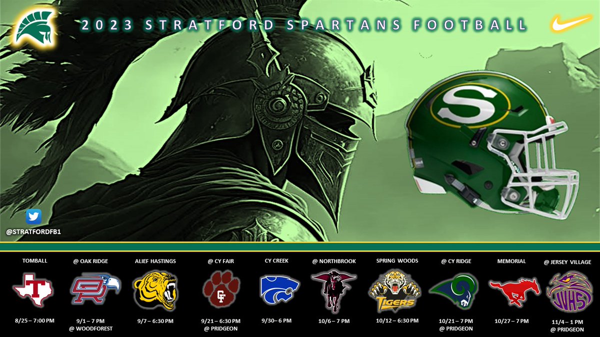 Stratford Spartan Football tweet media