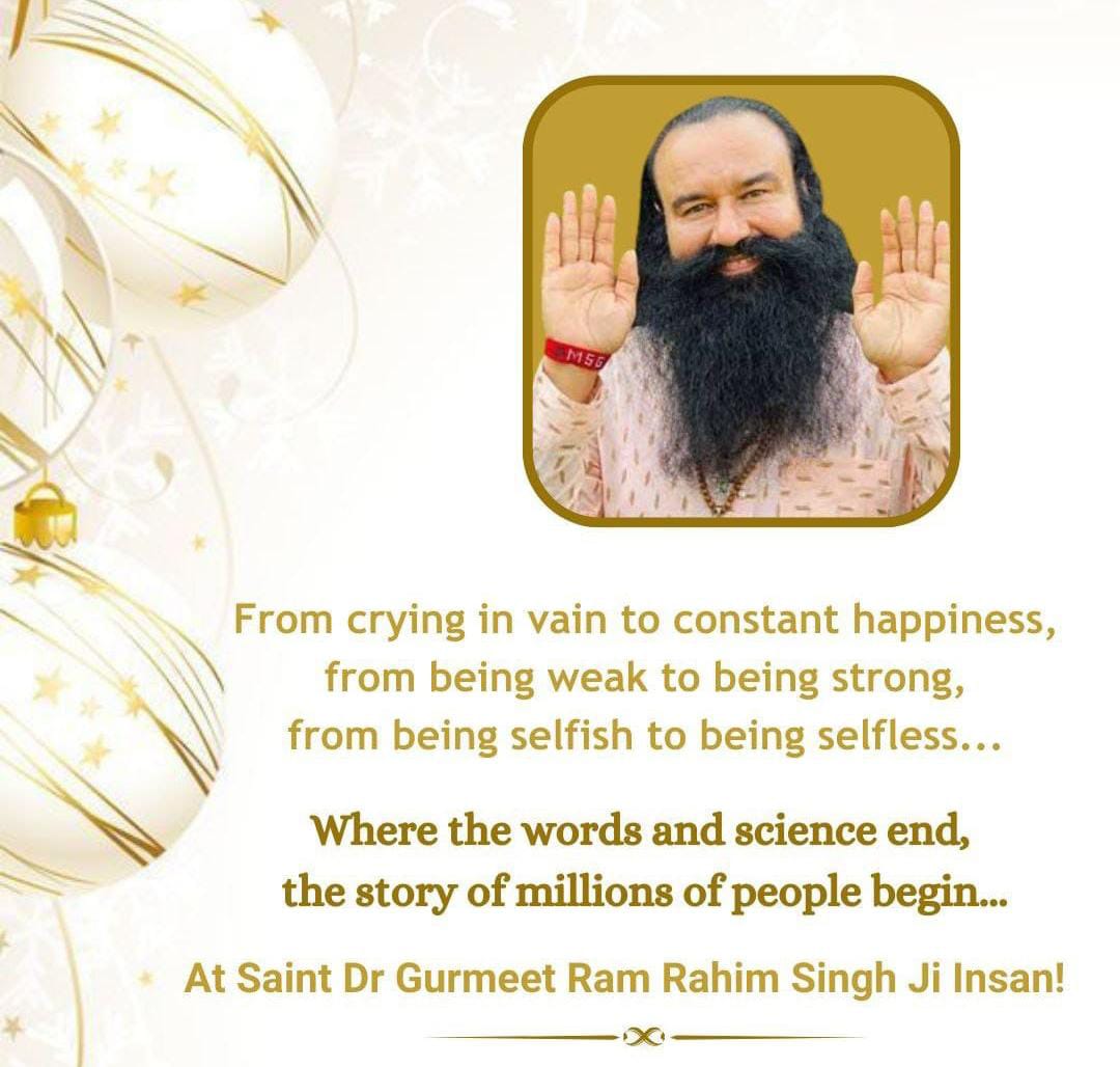 jyotiin33898735's tweet photo. Saints keep incarnating on this earth from time to time, similarly Saint MSG incarnated in the month of August, who provoked the evils of crores of people and made them good human beings, along with doing many works for the welfare of humanity.#BirthMonthVibes
#CountdownBegins https://t.co/8MtsNRfUCB