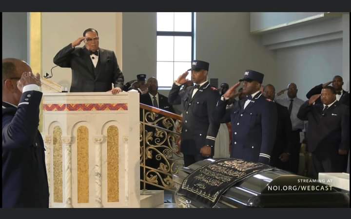 dotsconnector's tweet image. Minister Jabril Muhammad's Jannazah: Today was a day filled with mixed emotions. I shed tears, laughed, shouted, and listened in silence to the Honorable Minister Louis Farrakhan. Words cannot express my gratitude for what Brother Jabril means to us all.