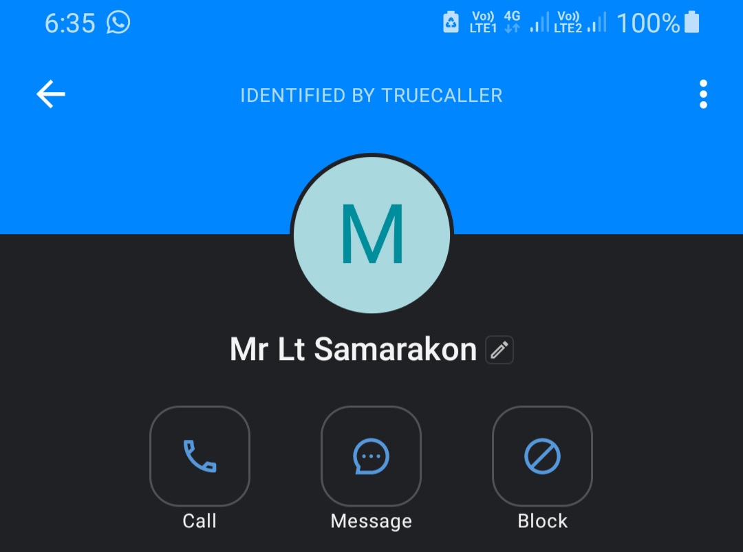 Mike_Affinity's tweet photo. Mr. Lieutenant Samarakon 
A thread.

Hailed a cab last night. True caller ID popped up Mr. Lt .., about 5min in to a normal quiet ride i asked him how long he served in the army. His posture and they way he wore his baseball hat was a dead giveaway. 'Aiy sir ehema ahanne?' https://t.co/XMEaPZD0kj