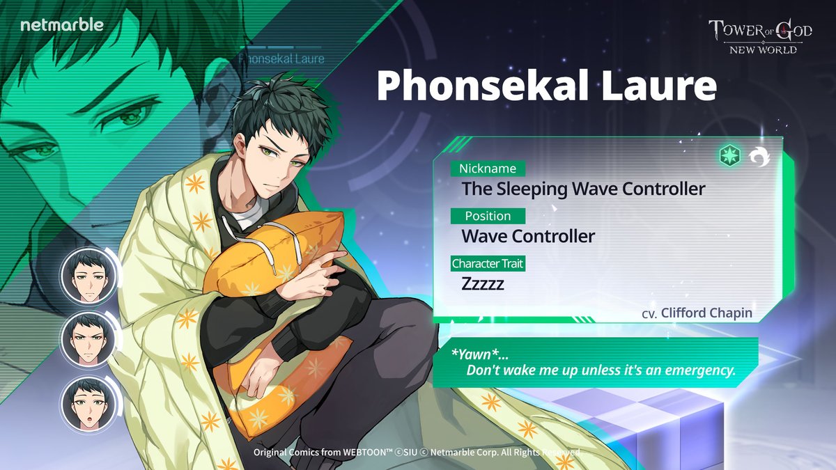 ToG_new_world's tweet photo. 📣<Tower of God: New World> Introducing #laure
#zzzzz #thesleeping #wavecontroller
#netmarble #TOGNW #towerofgod #webtoon #game #illustration https://t.co/oLZuI3C12B