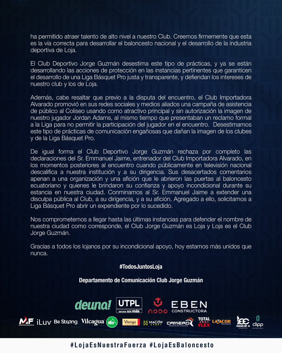 Club Jorge Guzmán tweet media
