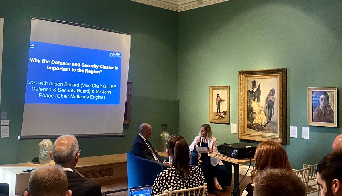 It was great to spend Friday afternoon at Usher Gallery invited for the launch of the Greater Lincolnshire Regional Defence &amp; Security Cluster. Some very insightful speeches from leaders of industry, professors and senior leaders from NATO and MoD. #ukdefence #DIANA #NATO #RDSC