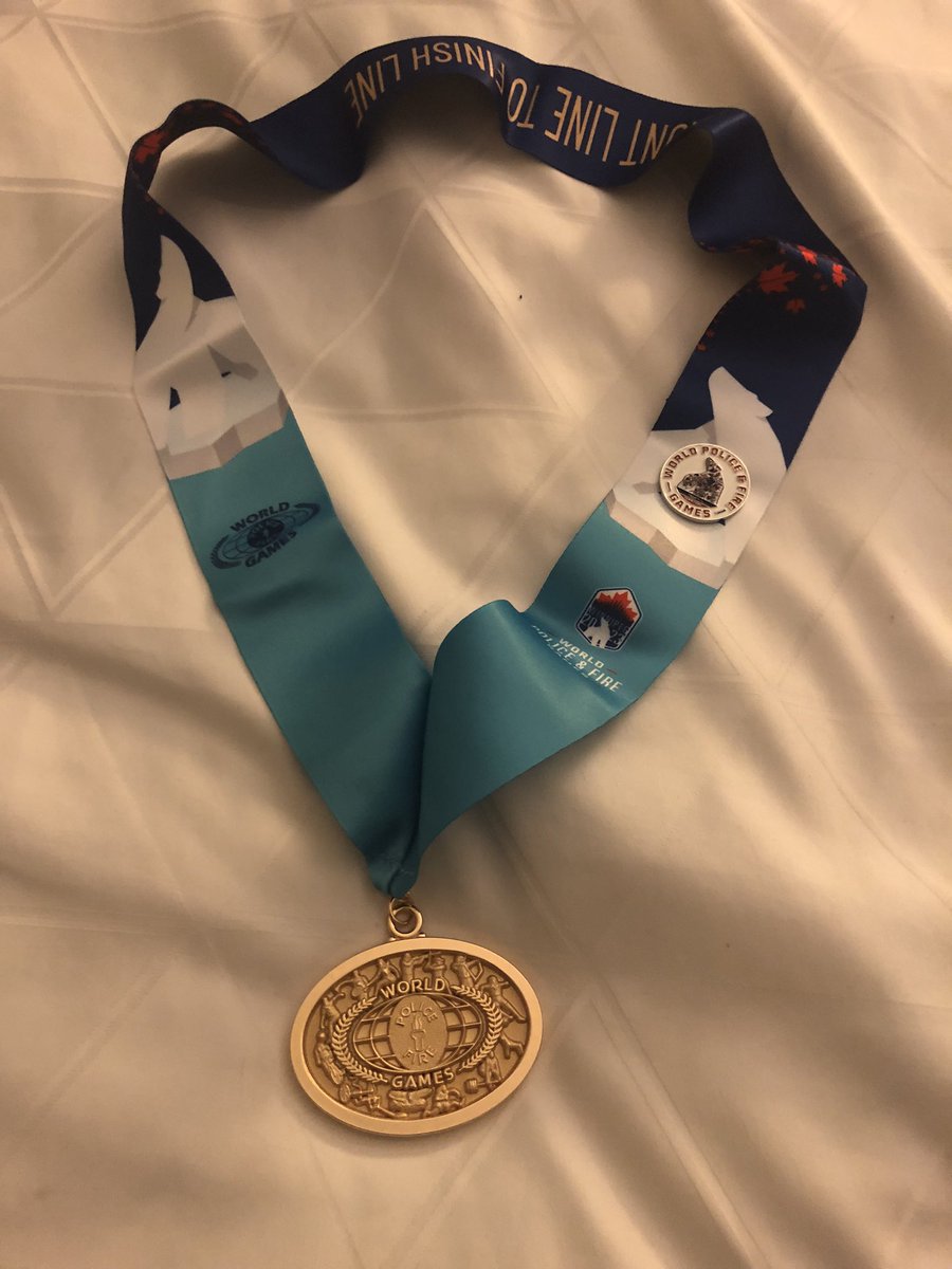 Cal495's tweet image. Day 1 #WPFG2023 update: 1 race, 1 gold medal. 100m freestyle for the 45-49 age group. 1 race tomorrow on day 2, 3 more on day 3. Gotta keep it rolling! @BPFFA1068 @BramptonFireES