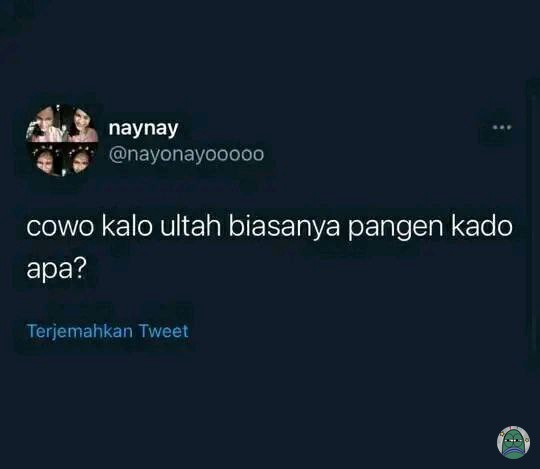 💚  Monggo dijawab untuk cowo