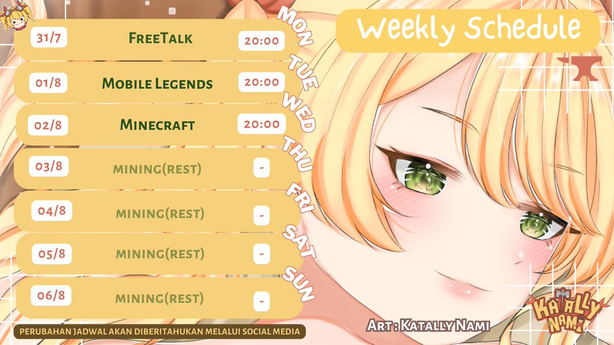 NamiVILITERA's tweet photo. minggu ini lagi siap siap mau trip jadi dikit aja ya kak
stream: #katalivenami
clip: #KataClip
fanname: #Allyance
art: #MewarNami
meme: #TawaNami
NSFW: #Namimisan https://t.co/kBnRJ1j7ga