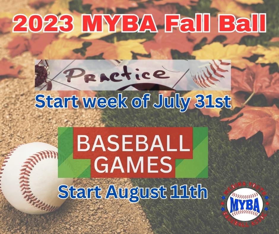 Fall Ball starts up this week!