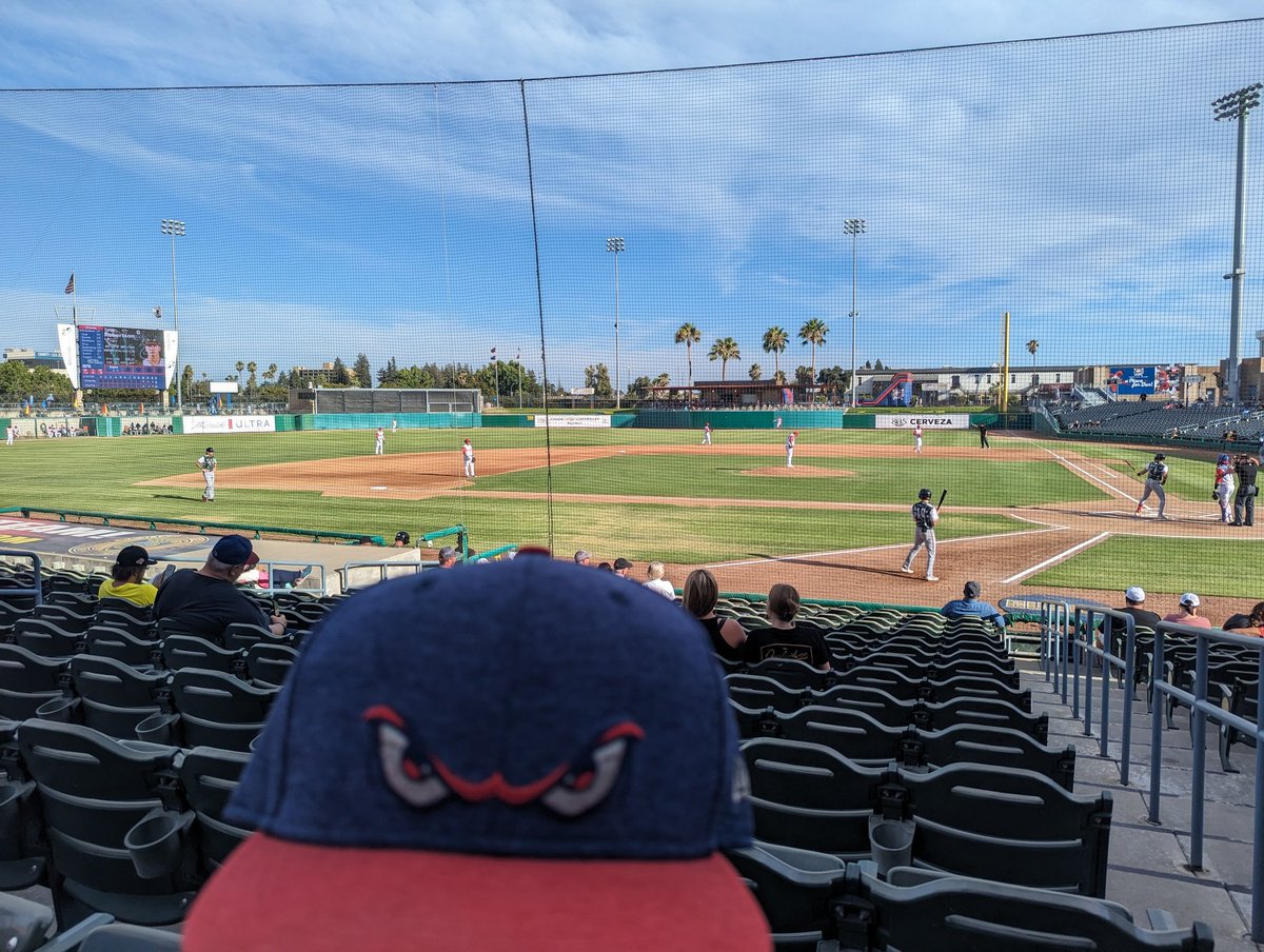 When you own too many @Storm_Baseball hats that you wear one in @stocktonports colors! #HiddenInPlainSight #MiLB #Baseball #StormBaseball