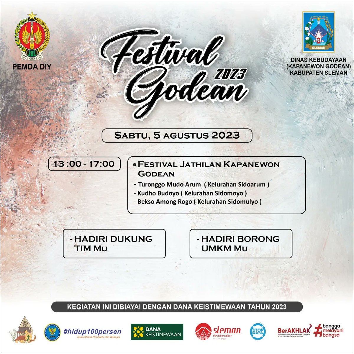 halosleman's tweet photo. FESTIVAL GODEAN ..
Ayo njathil... #jathilansleman #eventsleman https://t.co/MUxjiWEHVS