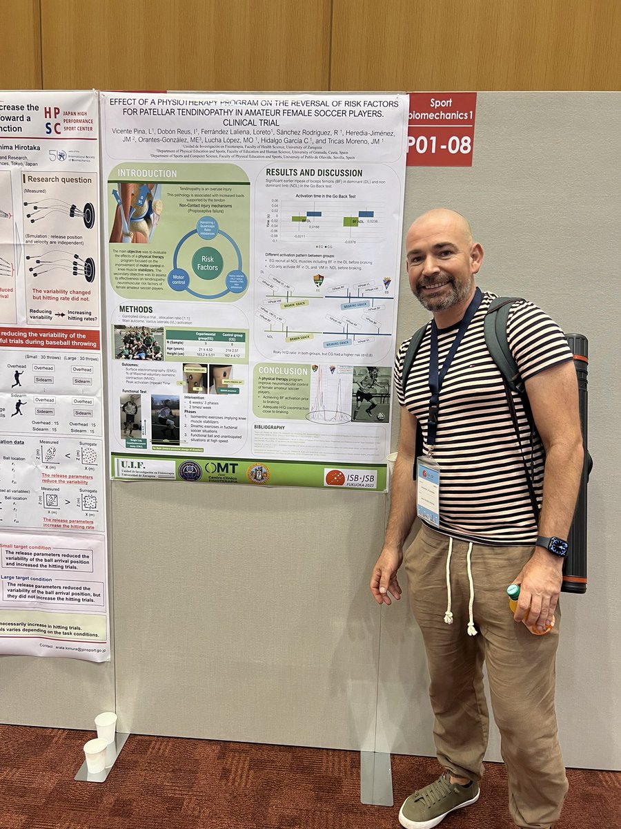 Otra vez más sin faltar a la cita bi-anual del congreso de la Sociedad Internacional de biomecánica <a href="/ISBiomechanics/">IntSoc Biomechanics</a> en esta ocasión en Fukuoka (Japón) presentando 2 poster y una comunicación oral