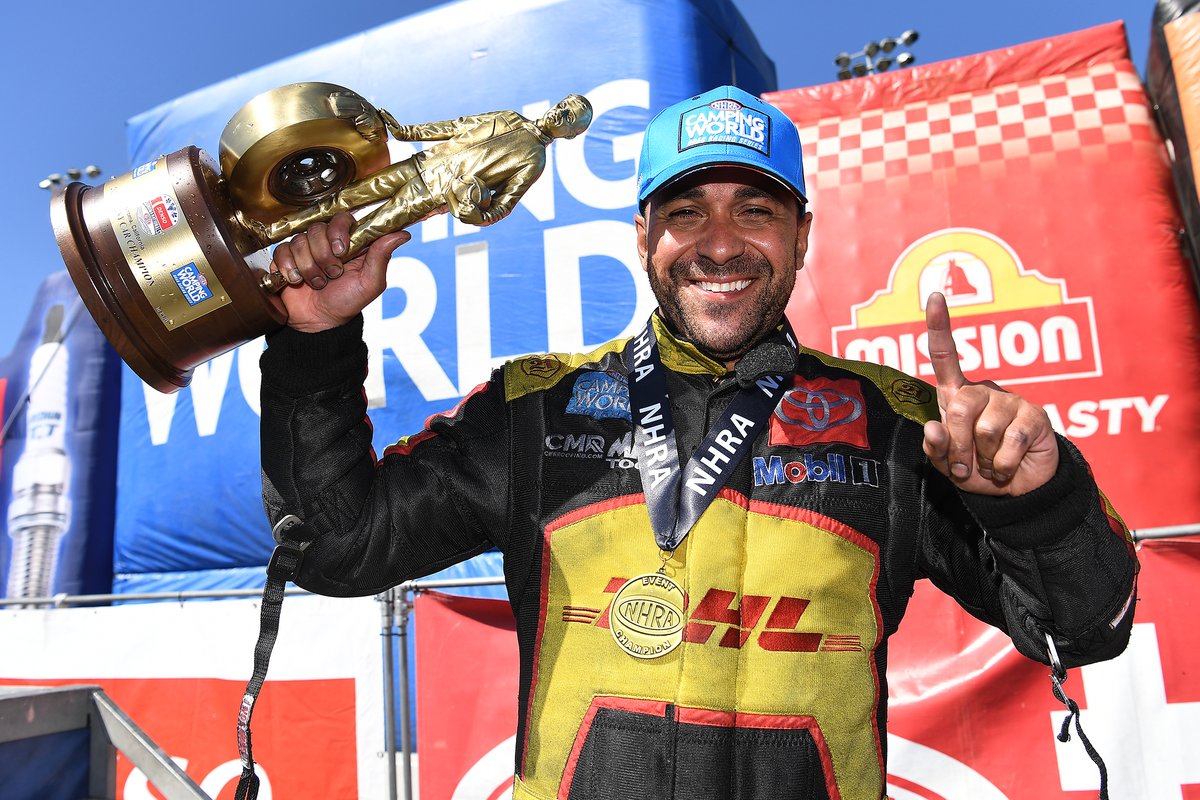 Not just another win!  J.R. Todd's victory just might be the stepping stone to another championship!

#JRTodd #ChadGreen #KalittaMotorsports #FunnyCar #NHRA #Denso #SonomaNats #California #SonomaRaceway #DragRacing #Winner #Wally #SonomaNationals 

racingpromedia.com/post/j-r-todd-…