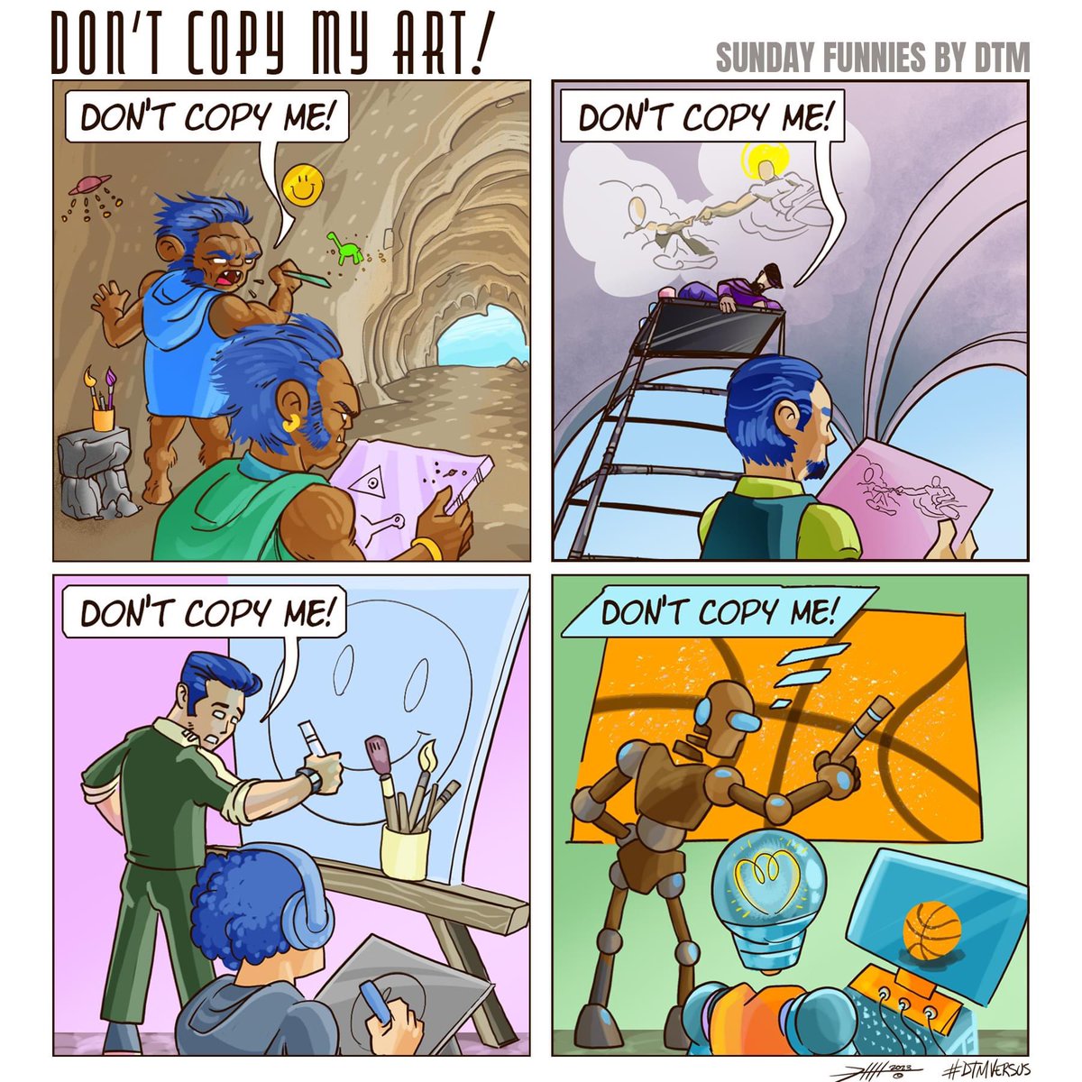 deltatangomike's tweet photo. Time to vote for your favorite comic strip in the latest #DTMVersus art battle
 
Vote for DTM Here!
https://t.co/VDkINoUoHv 
Voting closes Aug 1, 12 pm Eastern  

@YouTube replay 
https://t.co/LN23rSFVW5 

#DTMVersus #DTMVS #ArtLifeAllDay #AdobeLive 
@AdobeLive_ https://t.co/8gkFfosOwb